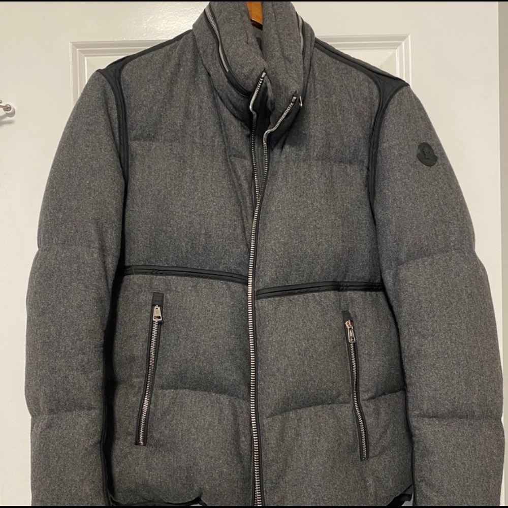 Moncler Men’s Eloy Wool Down Coat (size 2)